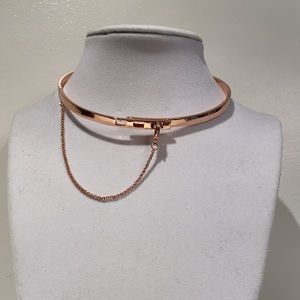ROSE GOLD METAL CHOKER